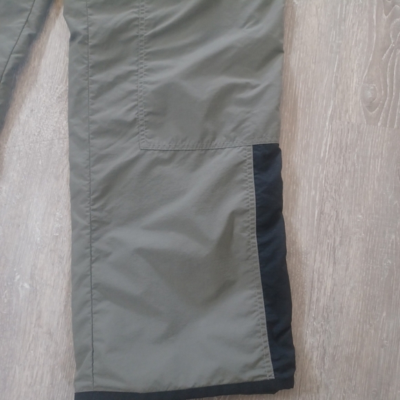 Columbia Gray Cargo Pants Mens Large 35x32 Outdoor Hiking Mesh Lining Light - Picture 5 of 15